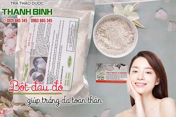 bột đậu đỏ thảo dược thanh bình