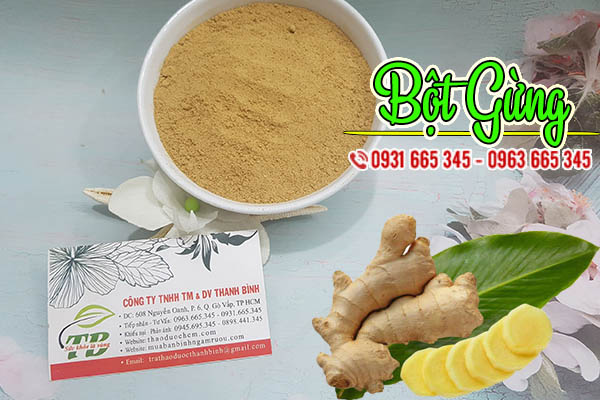 bột gừng thảo dược thanh bình