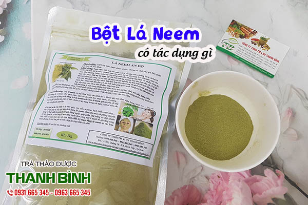 bột lá neem thảo dược thanh bình