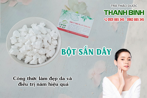 bột sắn dây tại thảo dược Thanh Bình