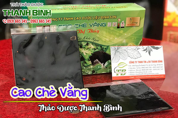 cao chè vằng thảo dược thanh bình