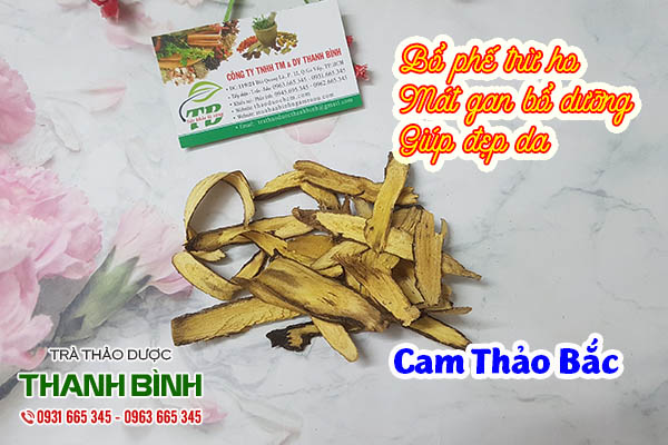 cam thảo bắc thảo dược thanh bình