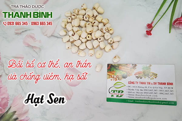 hạt sen thảo dược thanh bình