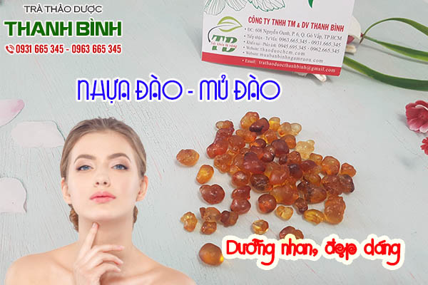 nhựa đào mủ đảo thảo dược thanh bình