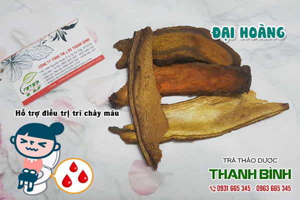 đại hoàng tại thảo dược Thanh Bình