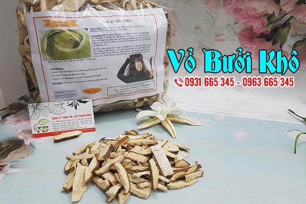 vỏ bưởi khô thảo dược thanh bình