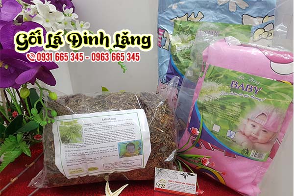 gối lá đinh lăng thảo dược thanh bình