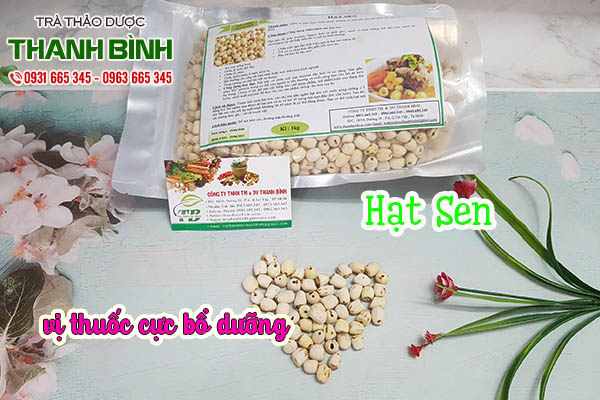 hạt sen thảo dược thanh bình