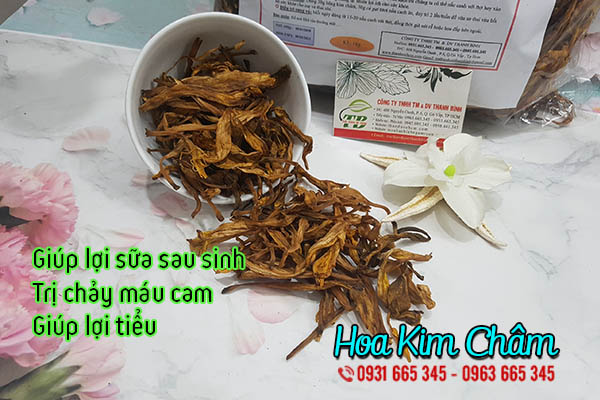 hoa kim châm thảo dược thanh bình