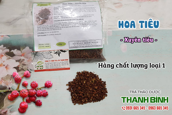 hoa tiêu tại thảo dược Thanh Bình