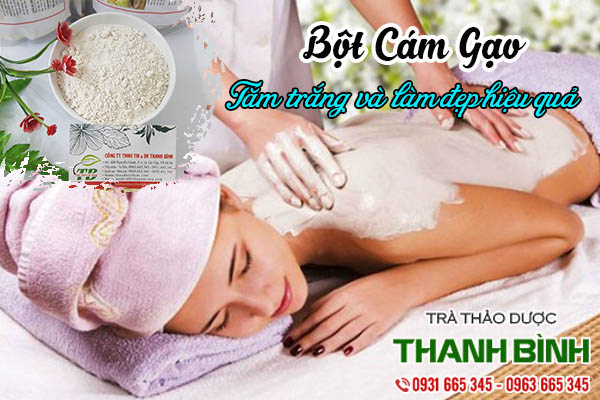 bột cám gạo thảo dược thanh bình