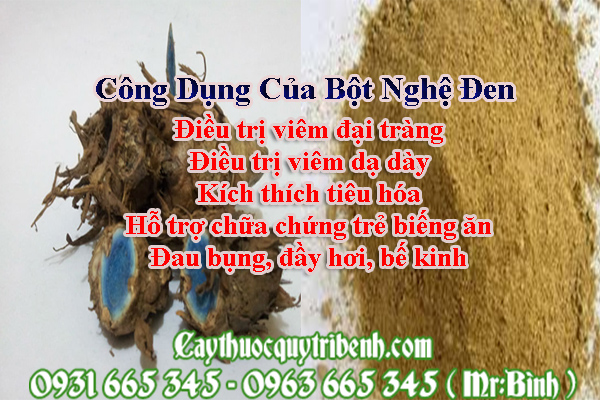 bột nghệ đen