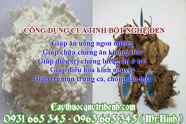 tinh bột nghệ đen