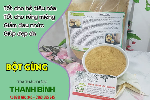 bột gừng thảo dược thanh bình