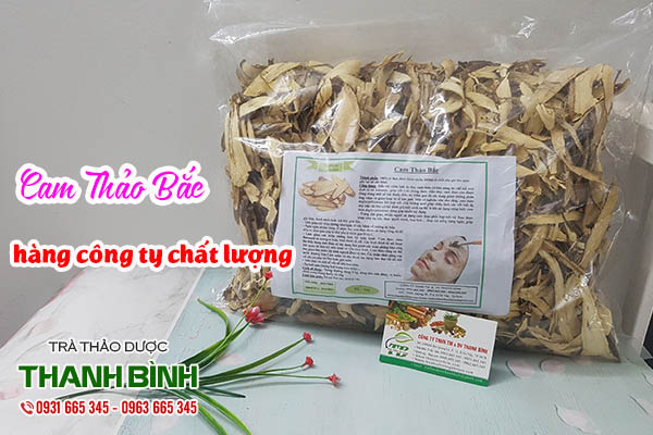 cam thảo bắc thảo dược thanh bình