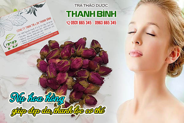 nụ hoa hồng thảo dược thanh bình