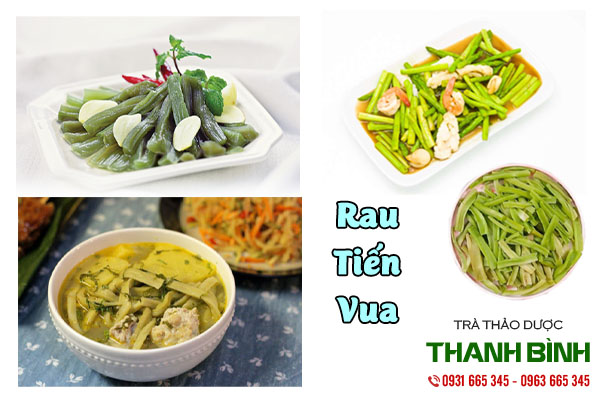 Rau tiến vua tại thảo dược Thanh Bình