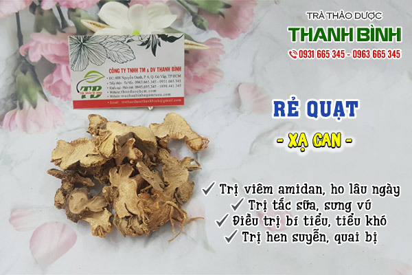 rẻ quạt tại thảo dược Thanh Bình