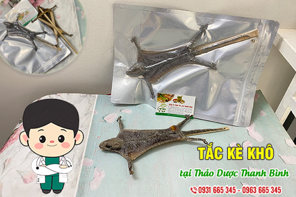 Tắc kè khô Thảo Dược Thanh Bình