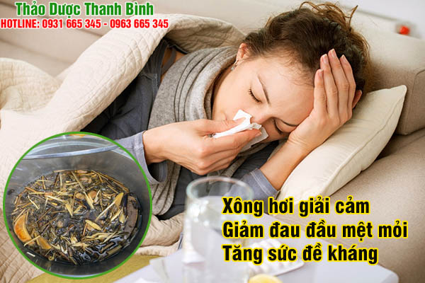 thang xông cảm thảo dược thanh bình