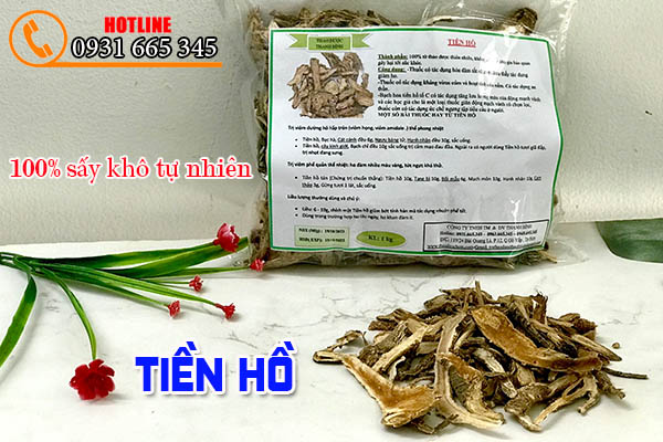 tiền hồ thảo dược thanh bình