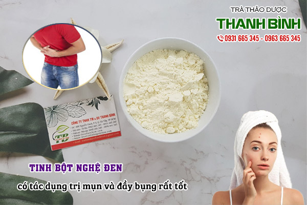 tinh bột nghệ đen tại thảo dược Thanh Bình