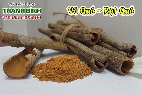 vỏ quế bột quế thảo dược thanh bình