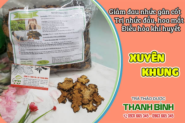 xuyên khung thảo dược thanh bình