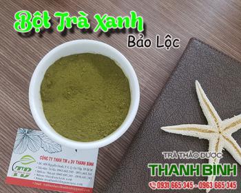 Công dụng trong làm đẹp da và lợi tiêu hóa của bột trà xanh bảo lộc