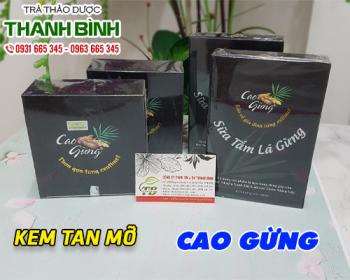 Mua bán cao gừng ở quận nhà bè giúp hỗ trợ đốt cháy mỡ thừa