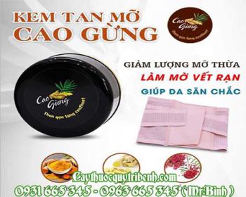 Mua bán cao gừng tại yên bái làm giảm tình trạng da chảy xệ sau sinh