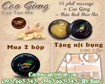Mua bán cao gừng tại quận ba đình giúp ngăn ngừa mỡ hình thành hiệu quả
