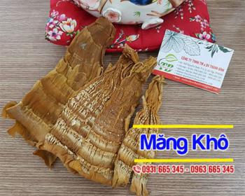 Măng khô giúp nhuận tràng và giảm ho bổ phế rất tốt