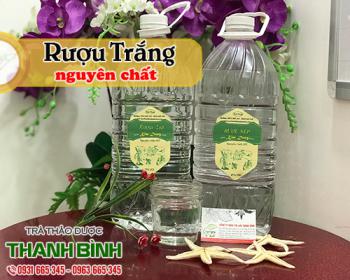 Rượu trắng nguyên chất 100% dùng để ngâm rượu và làm đẹp da