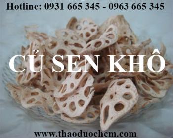 Mua bán củ sen khô tại quận Thanh Xuân rất tốt trong việc điều trị bệnh ho