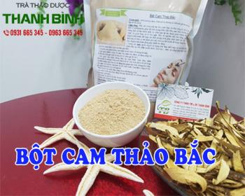 Mua bán bột cam thảo bắc ở quận Gò Vấp làm giảm đau trước kỳ kinh nguyệt