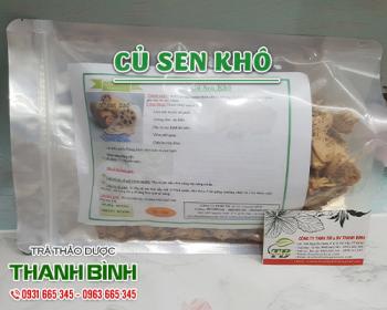 Mua bán củ sen khô tại Sơn Tây cung cấp các chất dinh dưỡng cho cơ thể