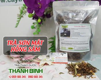 Mua bán trà sơn mật hồng sâm tại Bình Thuận giúp hạ men gan an toàn nhất